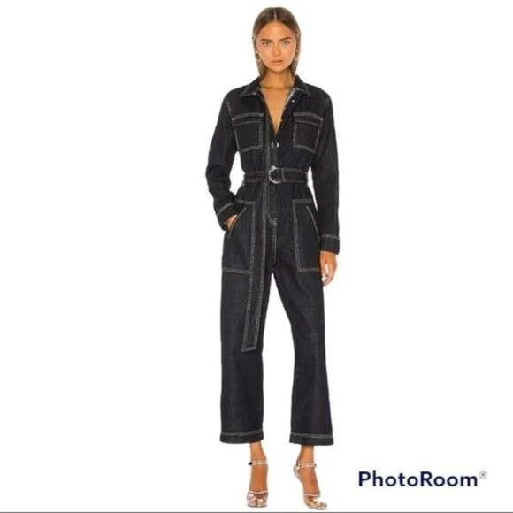 NEW AERYNE birkin jumpsuit dark blue - Picture 12 of 16